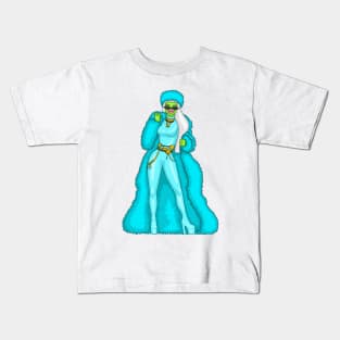 Faux Fur Alien Kids T-Shirt